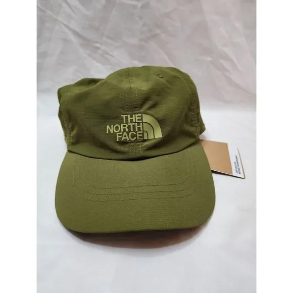 The North Face Olive Green Nylon Cap Unisex One Size Lightweight Hat NWT - Picture 2 of 5